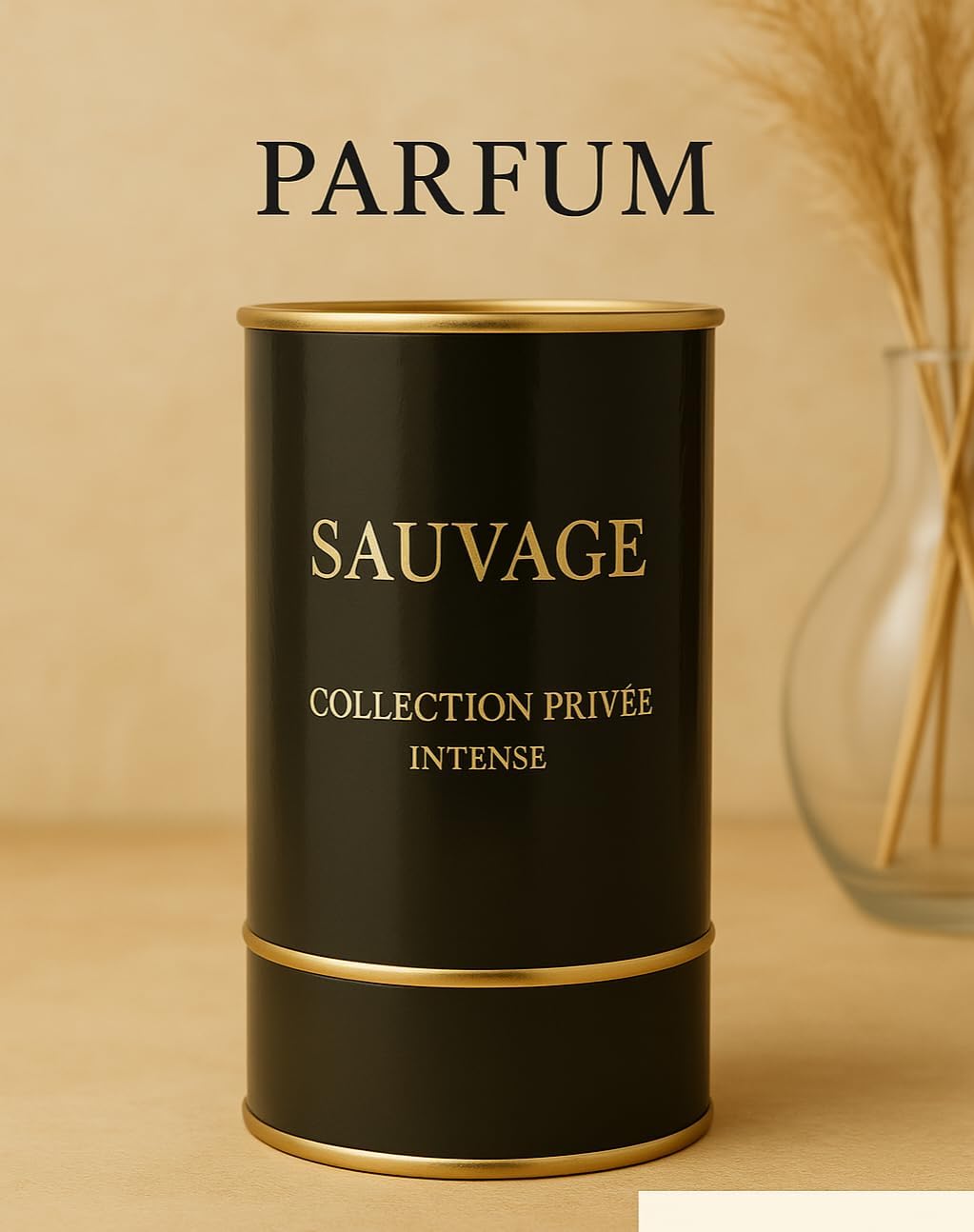 Extrait de Parfum Homme 50ml - Sauvage Collection Privée Intense | Parfum Longue Tenue, Notes Épicées et Boisées | Élégance Masculine et Charisme