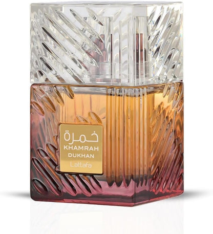 Khamrah Dukhan Parfum de Lattafa 100 ml - Parfum unisexe - Piment fumé et épicé