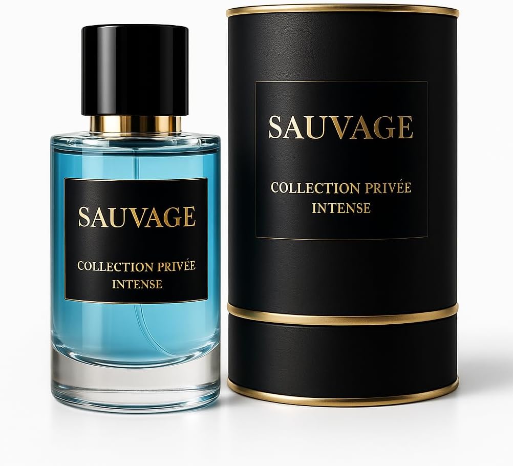 Extrait de Parfum Homme 50ml - Sauvage Collection Privée Intense | Parfum Longue Tenue, Notes Épicées et Boisées | Élégance Masculine et Charisme