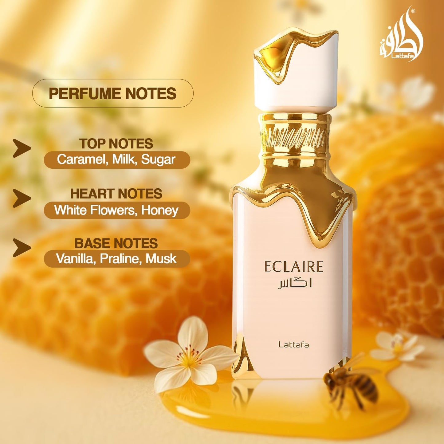 Eclaire by Lattafa for Unisex - 3.4 oz EDP Spray