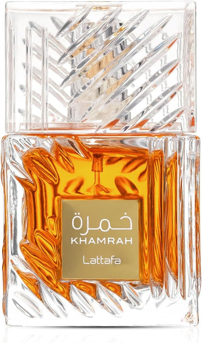 Khamrah Eau de Parfum Lattafa Parfums Unisexe 100 ml Vanille Doux Chaud Épicé Boisé Vanille