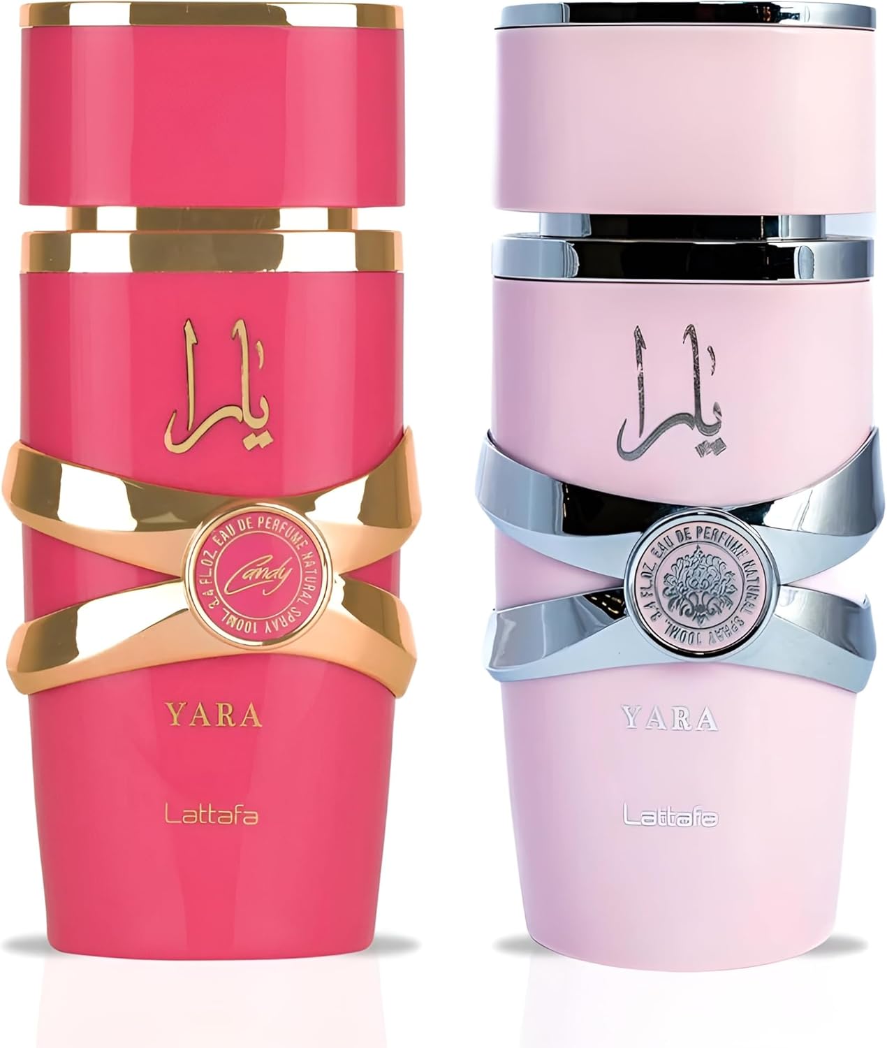 Lattafa Anniversary Edition Yara & Yara Candy Eau de parfum (100 ml + 100 ml), parfums exclusifs pour femme, doux, floral et raffiné