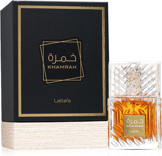 Khamrah Eau de Parfum Lattafa Parfums Unisexe 100 ml Vanille Doux Chaud Épicé Boisé Vanille